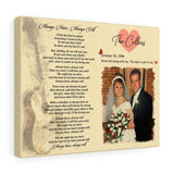 Lyrics -- The Collers October 26, 1996 -- Canvas 11x14 -- Printify
