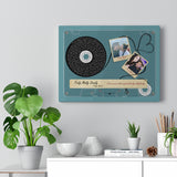 Cassette -- Natasha & Juan 12.4.2020 -- Canvas 12x16 -- Printify