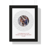 Printify Black Framed 12x16 Poster - A Celebration of Love - Nevada County Fair Grounds 11/13/2021