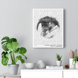 Lyrics Song -- Canvas 11"X14"  -- Shaniqua and Tracy