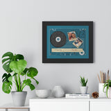Lyrics -- Kim and Justin Hug Life -- Black framed 11x14 -- Printify