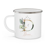 Enamel Mug -- Botanica and Gold Herbs -- Diane -- 12oz -- Printify