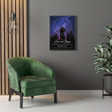 Star map -- Zack and Brynn 03.24.20 -- Canvas 18x24 -- Printify