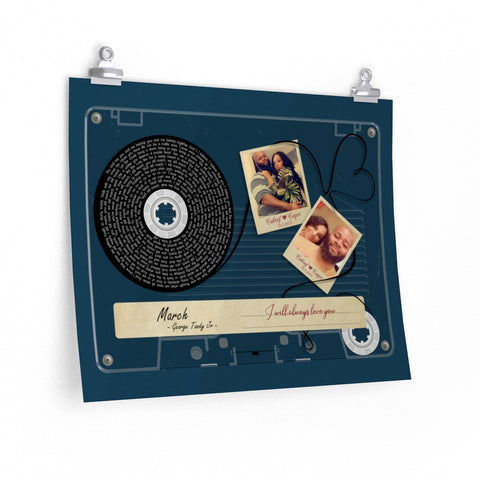 Cassette -- Caleaf & Capri 12.1.2011 -- 16x20 -- Printify