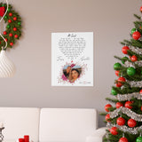 Lyrics -- Giselle & Jesus Dec 25 2020 -- 16x20 -- Printify