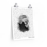 Lyrics -- Jayson & Angie -- 11x14 -- Printify