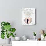 Lyrics -- Regina & Steven 06.20.2020 -- Canvas 8"x10" -- printify