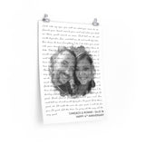 Lyrics Song -- Poster 18"x24" -- Candace & Ronnie