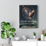 Love Anniversary Print -- Canvas 11"X14" -- Kenneth and angela
