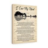 I Cross My Heart -- Canvas  12"X16" -- 7