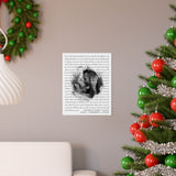 Lyrics Song -- poster/ 11''x14'' -- Frankie & Chris 10.22.22