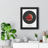 Song Record -- Black framed poster/ 11"x14" -- Chris & Amanda 07.25.18