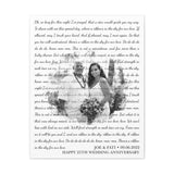 Canvas Wraps 24x30 Printify - Ribbon In The Sky 25th Wedding - Joe & Fati 09.06.2022
