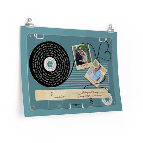 Cassettes-Tape Prints -- Poster/ 18"x24" -- Krisy and Ray