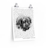 Lyrics Song -- poster/ 11''x14'' -- Lisa & Andrew