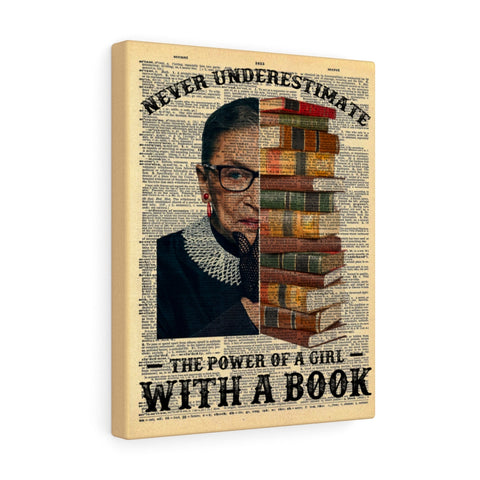 CREATORY Never Underestimate The Power -- Canvas 11"X14" -- 4 -- printify