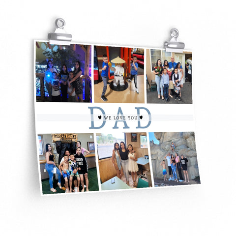 Family Prints -- poster/ 11''x14'' -- We love you 4