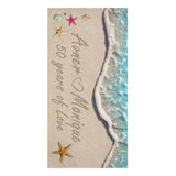 Couple Beach Sand 30" × 60" -- Avner & Monique