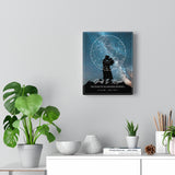 Star Map -- Geoff & Megan -- Canvas 8x10 -- printify