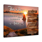 Name Street Sign -- Canvas 18"X24" -- Xavier & Zachary