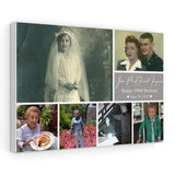 Photos Collages Prints -- Canvas  12"X18" -- Jean McDermott Ferguson