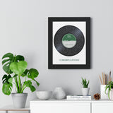 Lyrics Song -- Black framed poster/ 11"x14" --  A Makam and Castle production