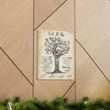 Let It Be - Canvas 11x14 Printify - Design 20 Tree