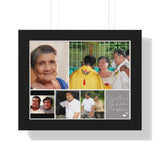 Print poster -- In Loving Memory of  Roger & Felicitas -- Black framed 11x14 -- Printify