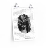 Lyrics -- Braden and Emily 12.21.2019 -- 11x14 -- Printify
