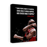 Motivational Jordan Quote Poster -- Some People Want It -- Canvas 8x10 -- 1 -- Printify