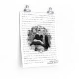 Lyrics -- Lexi & Jacob Engaged 12.26.21 -- 11x14 -- Printify