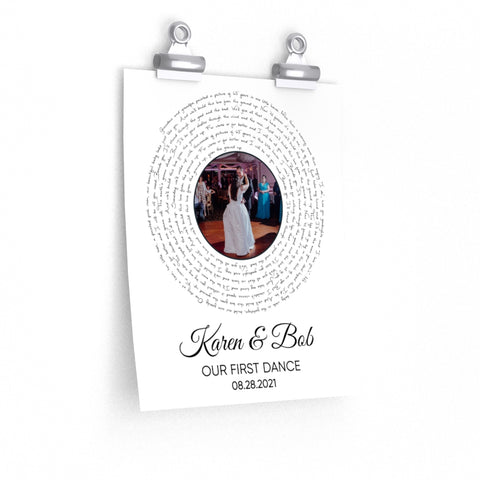 Vinyl -- Karen & Bob -- 9x11 -- Printify