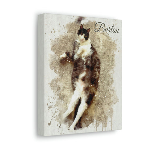 Printify Canvas Gallery Wraps 8x10 - Dog 2.9 Burton
