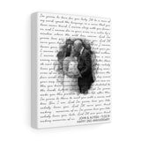 Lyrics -- John & Alyssa 11/3/19 -- Canvas 8x10 -- Printify