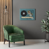 Cassettes-Tape Prints -- Canvas  18"X24" -- Christopher & Stephanie