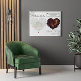 Lyrics -- Shaquiel & Tre'Ona -- Canvas 24x30 -- Printify