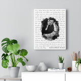 Lyrics Song -- Canvas 11"X14" -- Allie & Carlos