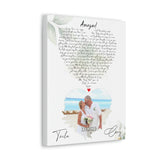 Printify Canvas Gallery Wraps 12x16 - Amazed 2 Hearts - Twila & Cory 3.17.2023