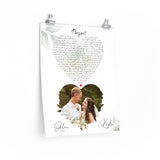 Lyrics -- Alex & Kayla -- 16x20 -- Printify