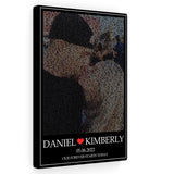 Lyrics -- Daniel & Kimberly 05.06.2022 -- Canvas 12x18 -- Printify
