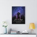 Star map -- Zack and Brynn 03.24.20 -- Canvas 18x24 -- Printify
