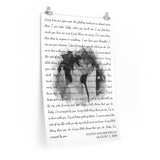 Lyrics Song -- Poster 20"x30" -- Floyd and Michelle August 5, 2000