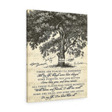 In My Life Lyrics Poster -- Canvas 24"x30" -- 1 -- printify