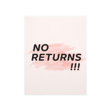 Printify Poster 11x14 - No Return - Custom Your Own