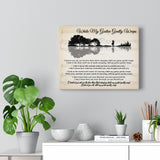 Lyrics -- While My Guitar Gently Weeps -- Canvas 11x14 -- Printify