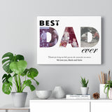 Dad Prints -- Canvas  12"X16" -- mark and Steve