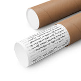 Lyrics Song -- poster/ 11''x14'' -- Maher & Jennifer 1987