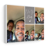 Photos Collages Prints -- Canvas 8"x10" -- I Love You Daddy