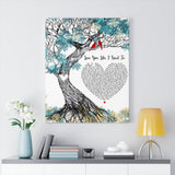 Lyrics -- Love You Like I Used To -- Canvas 24x30