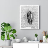 Lyrics -- Greg and Shelley 05/21/2021 -- Canvas 11x14 -- Printify